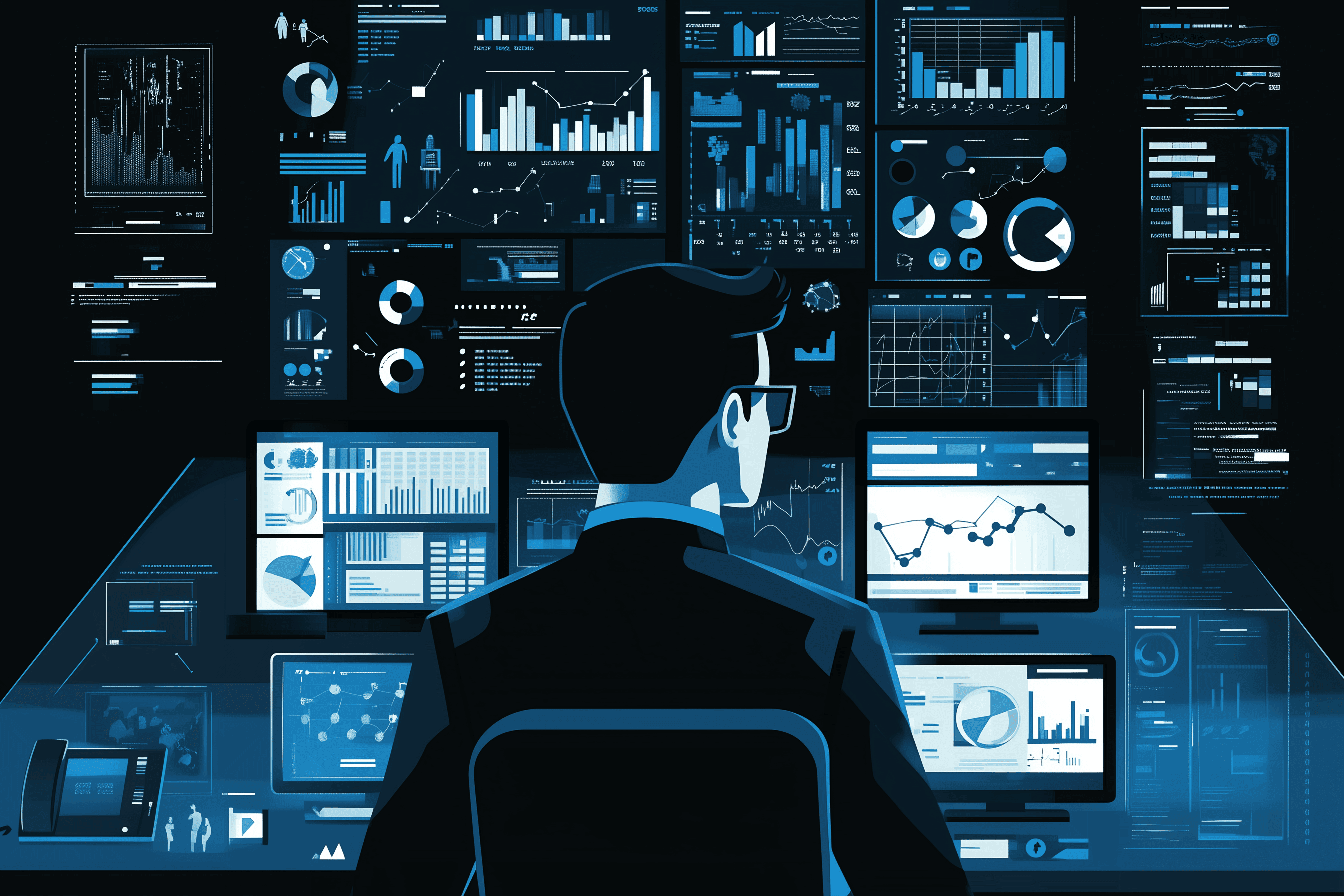 Financial dashboard preview